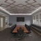 Ekena Millwork 638W x 638H x 38T Large Fowler Decorative Fretwork Wood Ceiling Panels, Walnut CELW60X60X0375FLRWA - alternate 6
